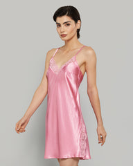 LA SENZA SATIN NECK AND SLIT SEXY SLIP 3V71 / S