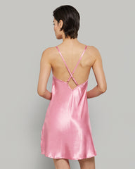 LA SENZA SATIN NECK AND SLIT SEXY SLIP 3V71 / S