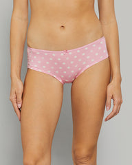 LA SENZA HIPSTER DOT PRINT TRENDY ULTRASOFT PANTIES Pink / S