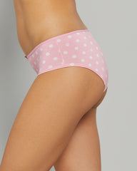 LA SENZA HIPSTER DOT PRINT TRENDY ULTRASOFT PANTIES Pink / S