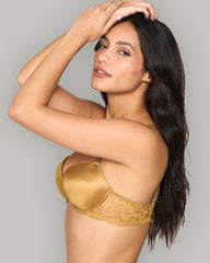 FOIL WING SLEEK PUSH-UP – LA SENZA PARISIAN GLOW GOLD / 34B
