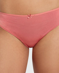 La Senza Ultrasoft Thong Panty Nude / M