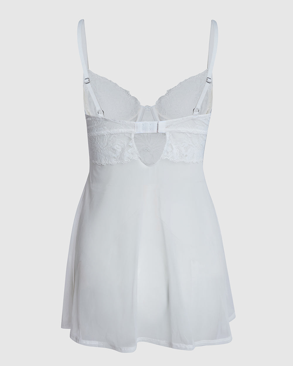 La Senza Unlined Balconette Babydoll With A Bow Ivory / M