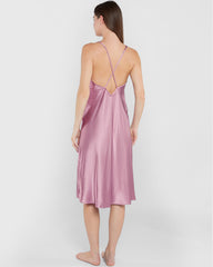 La Senza Unlined Sexy Sleep Satin Slip Pink / M