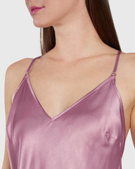 La Senza Unlined Sexy Sleep Satin Slip Pink / M