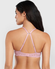 La Senza Beyond Sexy Plunge Bra Light Pink / 34B