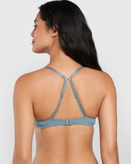 La Senza Obsession Plunge Bra Grey / 34B