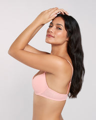 La Senza Remix Ribbed Demi Bra Orange / 34B