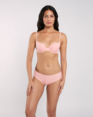 La Senza Remix Ribbed Demi Bra Orange / 34B