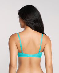 La Senza Remix Plunge Bra Teal / 34B