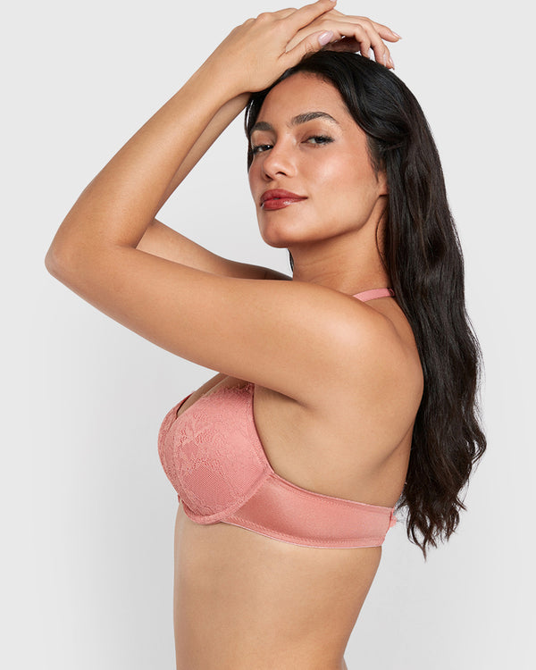 La Senza Hello Sugar Plunge Bra Nude / 34B