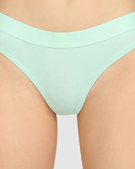 La Senza Trendy Thong Panty Light Green / M