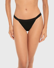 US GSTRING WITH VANISHING TRIM Tuxedo Black / M