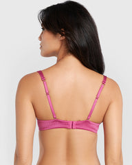 La Senza Obvious Lightly Lined Full Coverage Bra Purple / 34B