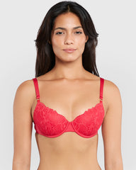 La Senza Obvious Lightly Lined Full Coverage Bra Pink / 34B