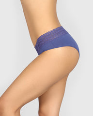 La Senza Remix Trendy Cotton Hipster Panties DUSK BLUE / M