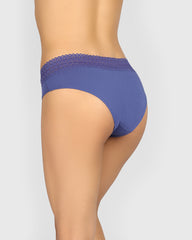 La Senza Remix Trendy Cotton Hipster Panties DUSK BLUE / M
