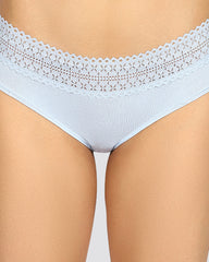 La Senza Remix Trendy Cotton Hipster Panties SUBDUED BLUE / M