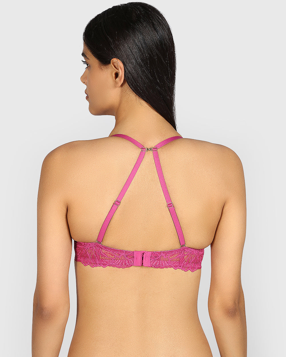 La Senza Hello Sugar Micro Plunge Double Pushup Bra ELECTRIC ROUGE / 34B