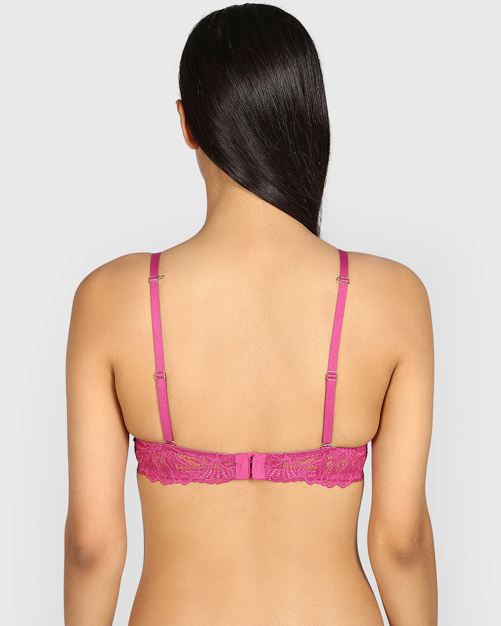 La Senza Hello Sugar Micro Plunge Double Pushup Bra ELECTRIC ROUGE / 34B