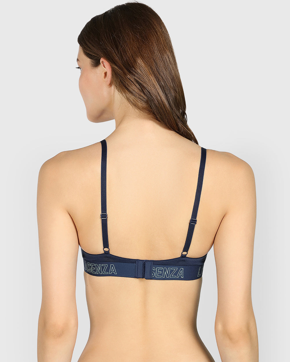 La Senza Trendy Plunge Bra Dark Blue / 34B