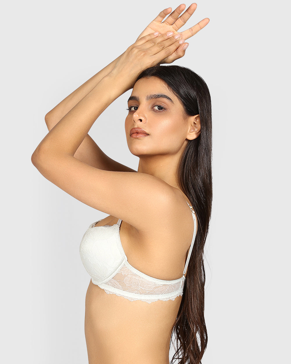 La Senza Beyond Sexy Plunge Gel Padding Bra DAWN BLUE / 34B