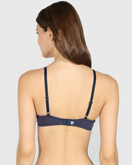 La Senza Trendy Plunge Bra Dark Blue / 34B