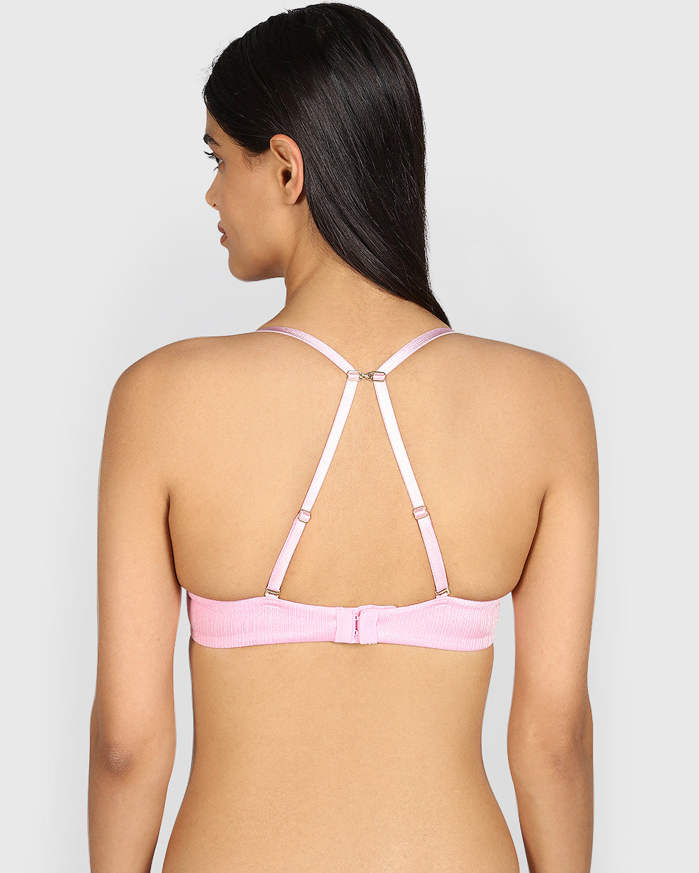 La Senza Beyond Sexy Plunge Gel Padding Bra LILAC SACHET / 34B