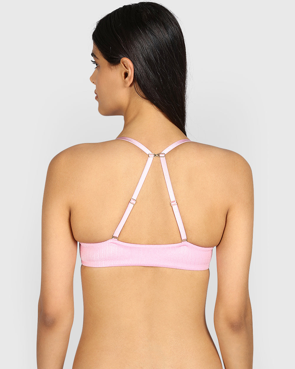 La Senza Hello Sugar Plunge Double Pushup Bra LILAC SACHET / 34B