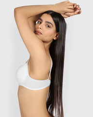 La Senza Remix Lightly Lined Demi Cotton Bra DAWN BLUE / 34B