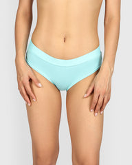 La Senza Remix Hipster Panties  Cotton Comfort AQUA SPLASH / M