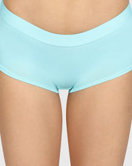 La Senza Remix Boyshort Panties  Cotton Comfort AQUA SPLASH / M
