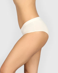 La Senza Ultrasoft Hipster Panties PEARLED IVORY / M
