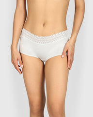 La Senza Remix Trendy Cotton Boyshort Panties DAWN BLUE / M