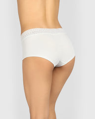 La Senza Remix Trendy Cotton Boyshort Panties DAWN BLUE / M