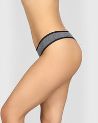 La Senza Remix Thong TUXEDO HTR / M