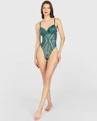 La Senza Wired Bodysuits Dark Green / M