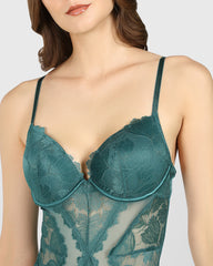 La Senza Wired Bodysuits Dark Green / M