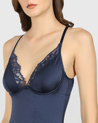 La Senza Non Wired Lingerie Dark Blue / M