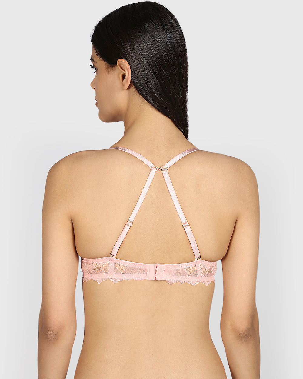 La Senza Hello Sugar Plunge Double Pushup Bra ROYAL PINK / 34B