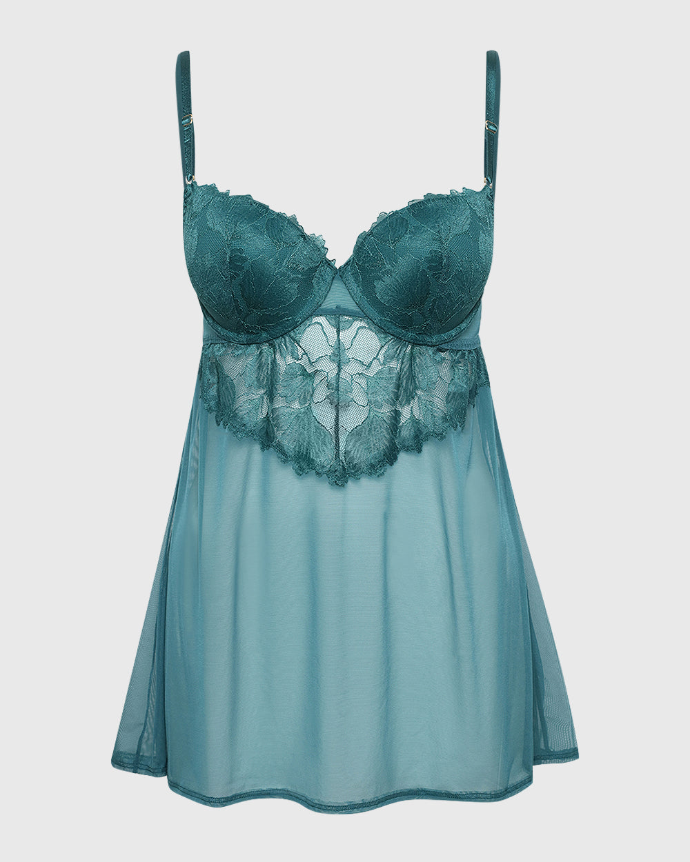 La Senza Sexy Cupped Babydoll Dark Green / M