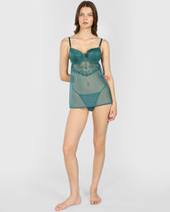 La Senza Sexy Cupped Babydoll Dark Green / M