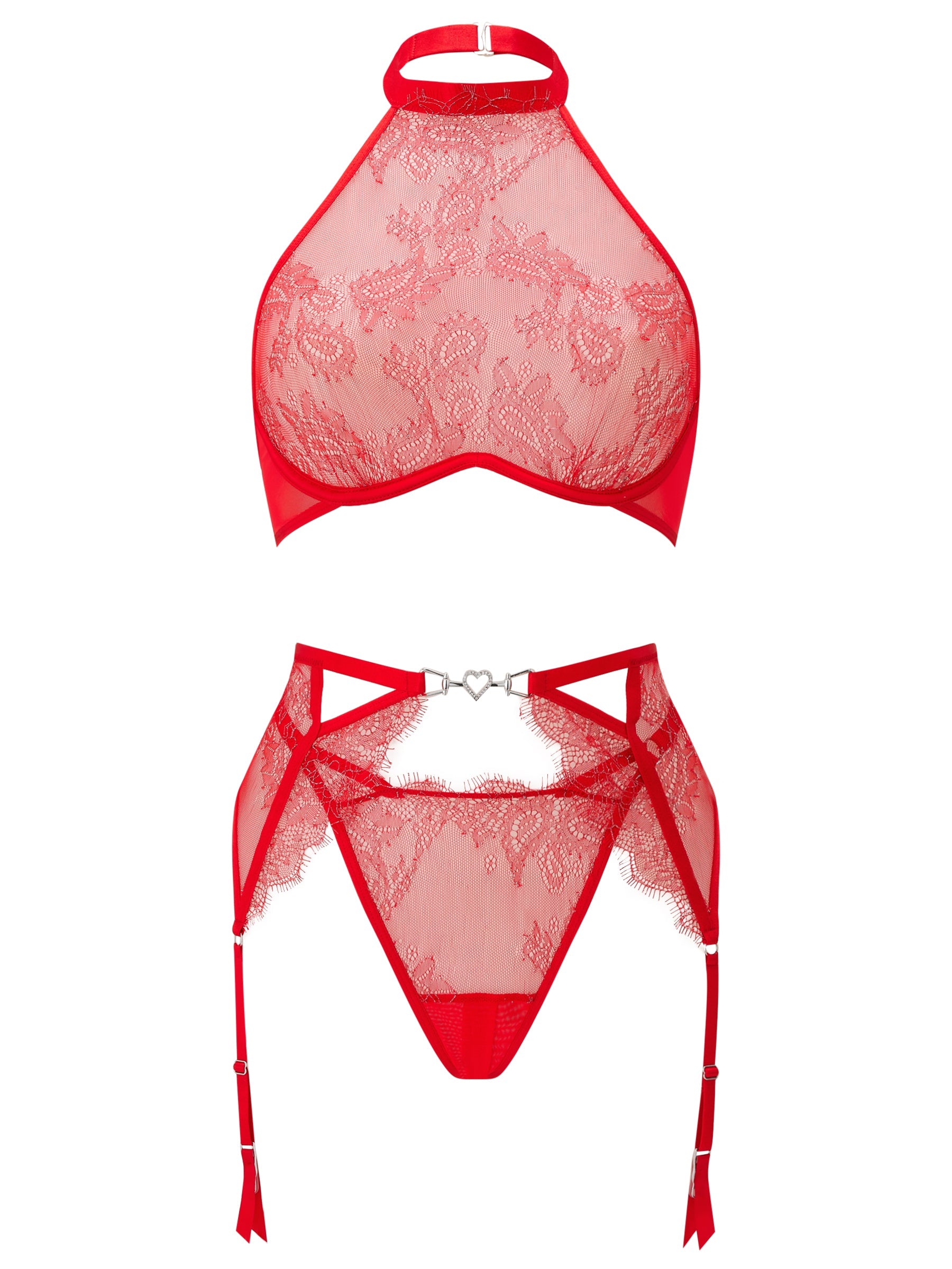 Ann Summers Glimmer Crotchless Set