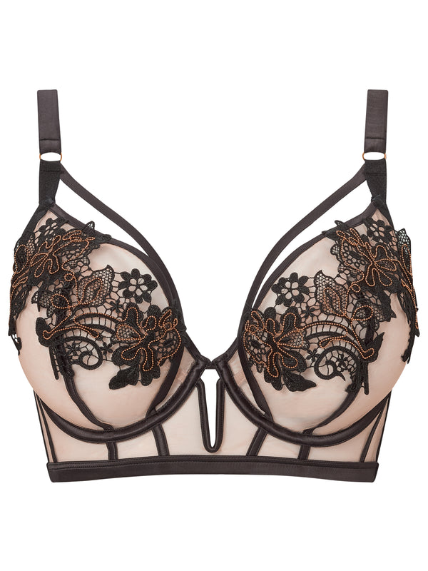 Ann Summers Enticement Non Pad Plunge Black