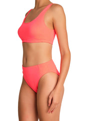 Bg Sw Top Padded Sld Bg Sw One Pc Sw One Pc Sld Hltr Wt Wired Cup Dtl / MED