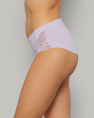 LS LINGERIE LACE SOLID TRENDY NO SHOW PANTIES 3620 / M