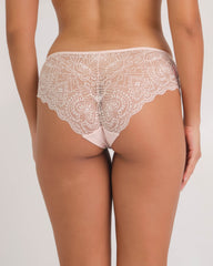 Wn Pt Us Cov Solid Wt Bk Lace PEACH BEACH / MED