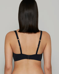 LA SENZA SOLID LIGHTLY LINED BLACK BRA 4007 / 34D