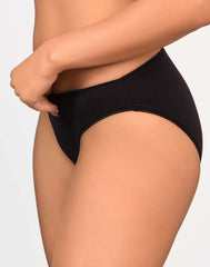 Isla & Evie Everyday Bikini Panties Black / MED