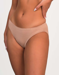 Isla & Evie Everyday Bikini Panties Brown / MED